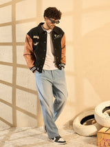 Dusty Washed Pleated Denim Jeans Fugazee 