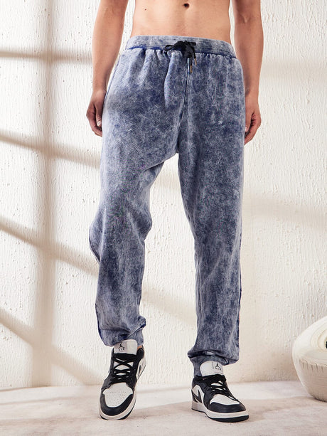 Indigo Relaxed Fit Denim Joggers Trackpants Fugazee 