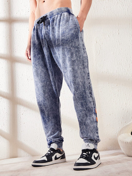 Indigo Relaxed Fit Denim Joggers Trackpants Fugazee 