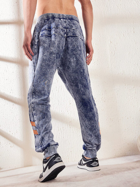 Indigo Relaxed Fit Denim Joggers Trackpants Fugazee 