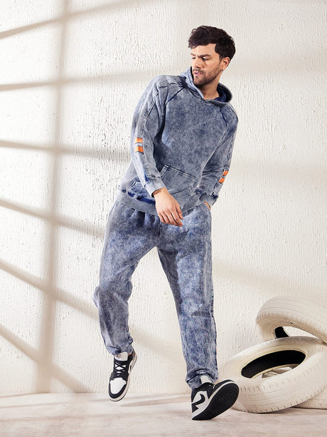 Indigo Relaxed Fit Denim Joggers Trackpants Fugazee 