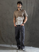 Khaki Socrates Graphic Short Sleeve Shirt Shirts Fugazee 