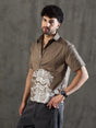 Khaki Socrates Graphic Short Sleeves Shirt Shirts Fugazee 
