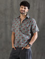 Checkered Bug Graphic Relaxed Fit Shirt Shirts Fugazee 