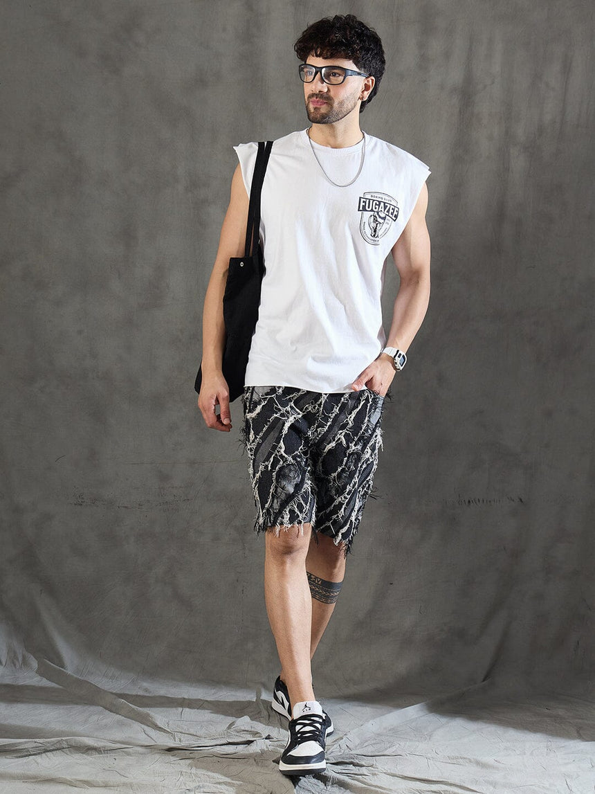 White Boxing Club Gym Tank Tshirt T-Shirts Fugazee 