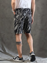 Black Frayed Damaged Shorts Shorts Fugazee 