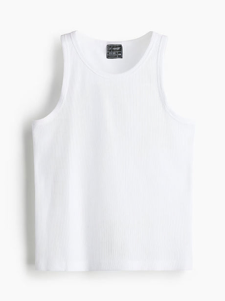 Solid Ribbed Vest Pack Of 3 T-Shirts Fugazee 