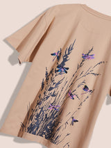 Cream Symbiotic Dragon Fly Oversized Tshirt T-shirts Fugazee 
