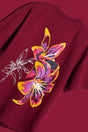 Crimson Lily Oversized Graphic Tshirt T-shirts Fugazee 