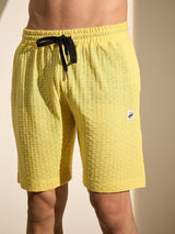 Lemon Textured Knitted Coord Set Clothing Set Fugazee 