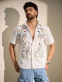 White Summer Embroidery Shirt Shirts Fugazee 