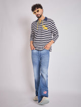 Sailor Stripes Longsleeve Polo Tshirt T-Shirts Fugazee 