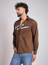 Copper Flannel Applique Shirt Shirts Fugazee 