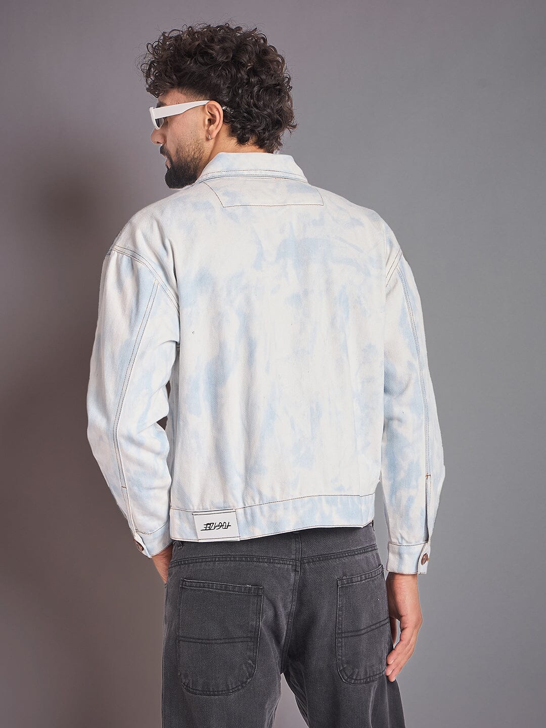 White Vintage Wash Denim Jacket | Buy Men Jackets | Fugazee – FUGAZEE