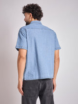 Denim Star Patch Shirt Shirts Fugazee 
