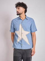 Denim Star Patch Shirt Shirts Fugazee 