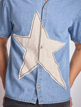 Denim Star Patch Shirt Shirts Fugazee 