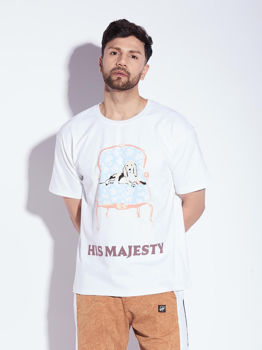 White Majesty Graphic Tshirt