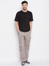 Grey Tactical Cargo Trackpants Trackpants Fugazee 
