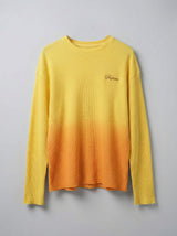 Sunrise Ombre Cropped Waffle Tshirt T-Shirts Fugazee 
