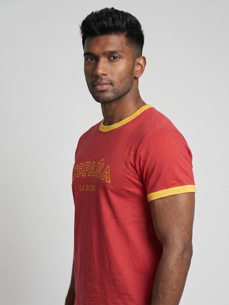 Spain Retro Ringer Tshirt T-Shirts Fugazee 