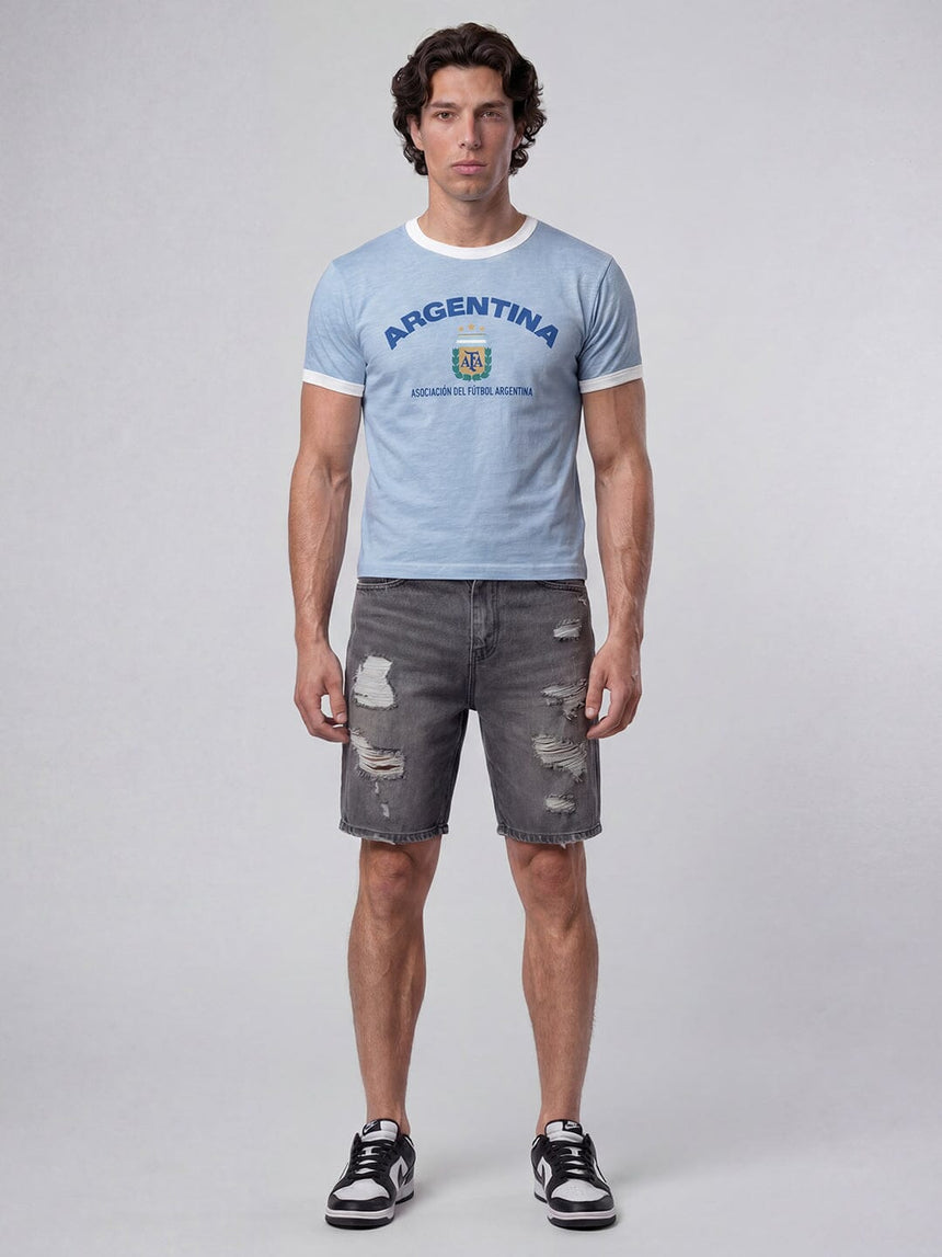 Argentina Retro Ringer Tshirt T-Shirts Fugazee 