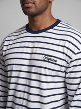 Sailor Striped Longsleeve Cropped Tshirt T-Shirts Fugazee 