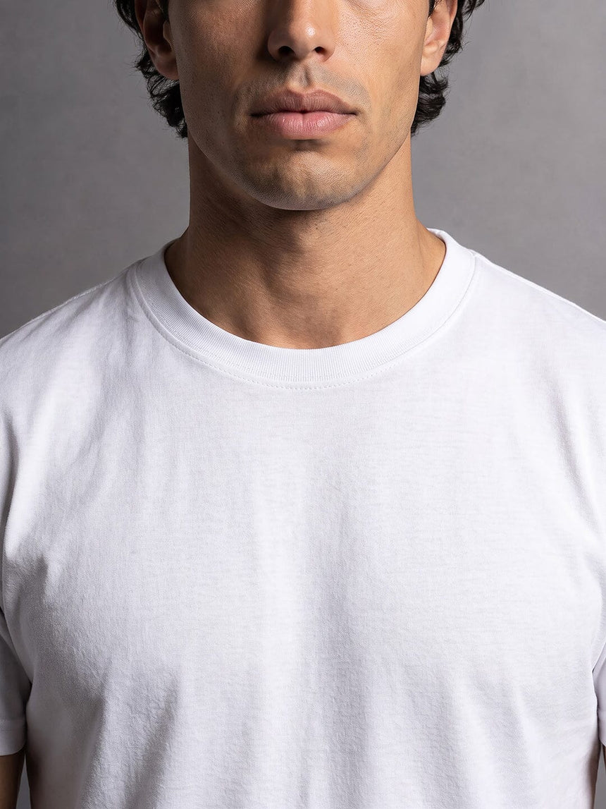 White Solid Cropped Tshirt T-Shirts Fugazee 