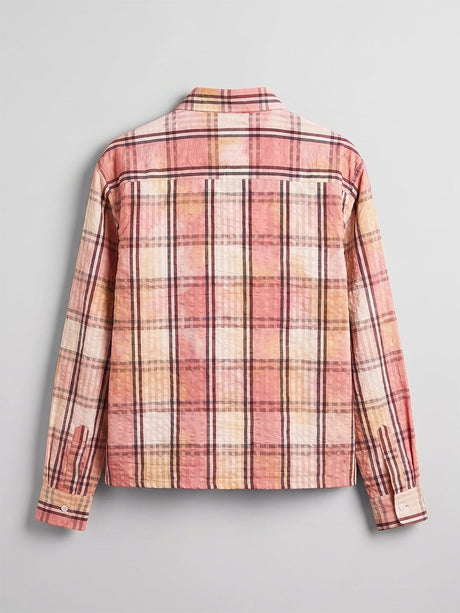 Sun Shades Seer Sucker Washed Cropped Shirt Shirts Fugazee 