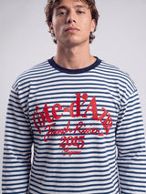 Sailor Striped Graphic Sweatshirt Sweatshirts Fugazee 