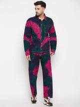 Navy Tri Colour Carpenter Pants Trousers Fugazee 