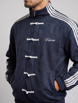 Navy CNY Suede Jacket Jackets Fugazee 