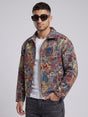Abstract Tapestry Cropped Harrington Jacket Jackets Fugazee 