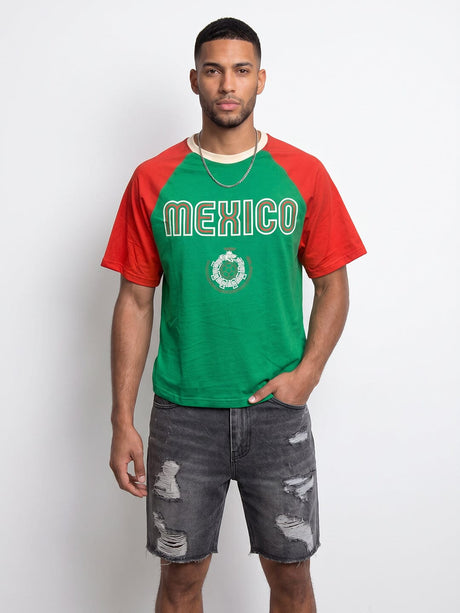 Mexico Retro Raglan Tshirt T-Shirts Fugazee 