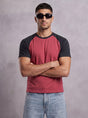 Rust Melange Raglan Cropped Tshirt T-Shirts Fugazee 