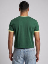 Bottle Green Ringer Tshirt T-Shirts Fugazee 