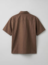 Brown Fireman Clasp Boxy Shirt Shirts Fugazee 