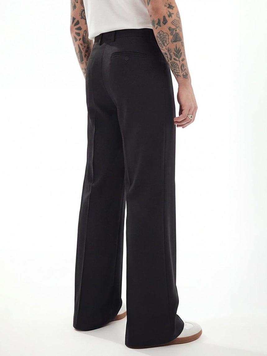 Black Highwaisted Bell Bottom Trousers Trousers Fugazee 