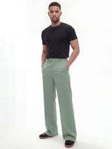 Foam Green Highwaisted Bell Bottom Trousers Trousers Fugazee 