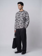 Grey Camo Waffle Longsleeve Tshirt T-Shirts Fugazee 