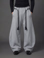Grey Urban Knot Barrel Fit Trackpants Trackpants Fugazee 