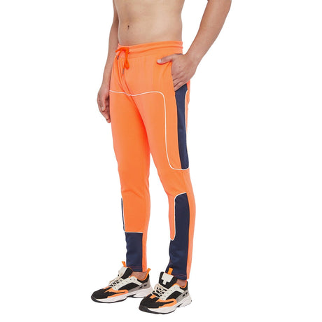Neon Orange Scuba Piping Trackpants Trackpants Fugazee 