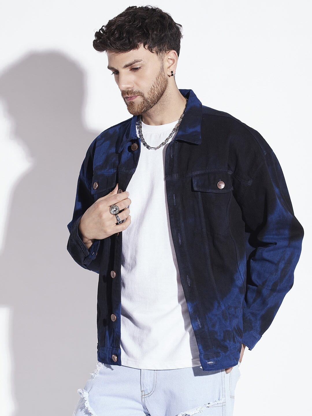 Balenciaga Oversized Denim Jacket - Farfetch