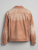 Desert Washed Pleated Corduroy Cropped Jacket Jackets Fugazee 