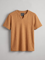 Sand Notch Neck Tshirt