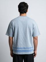 Ice Blue Washed Oversized Tshirt T-Shirts Fugazee 