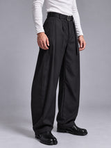 Black Barrel Korean Trousers Trousers Fugazee 