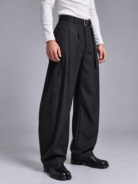 Black Barrel Korean Trousers Trousers Fugazee 