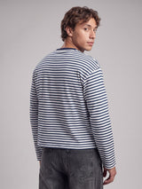 Sailor Striped Graphic Sweatshirt Sweatshirts Fugazee 