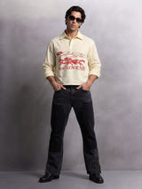 Butter Striped Quarter Cropped Shirt Shirts Fugazee 